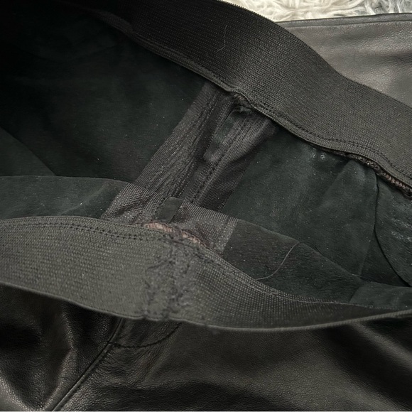 Genuine Leather Low Rise Leggings - Picture 6 of 6